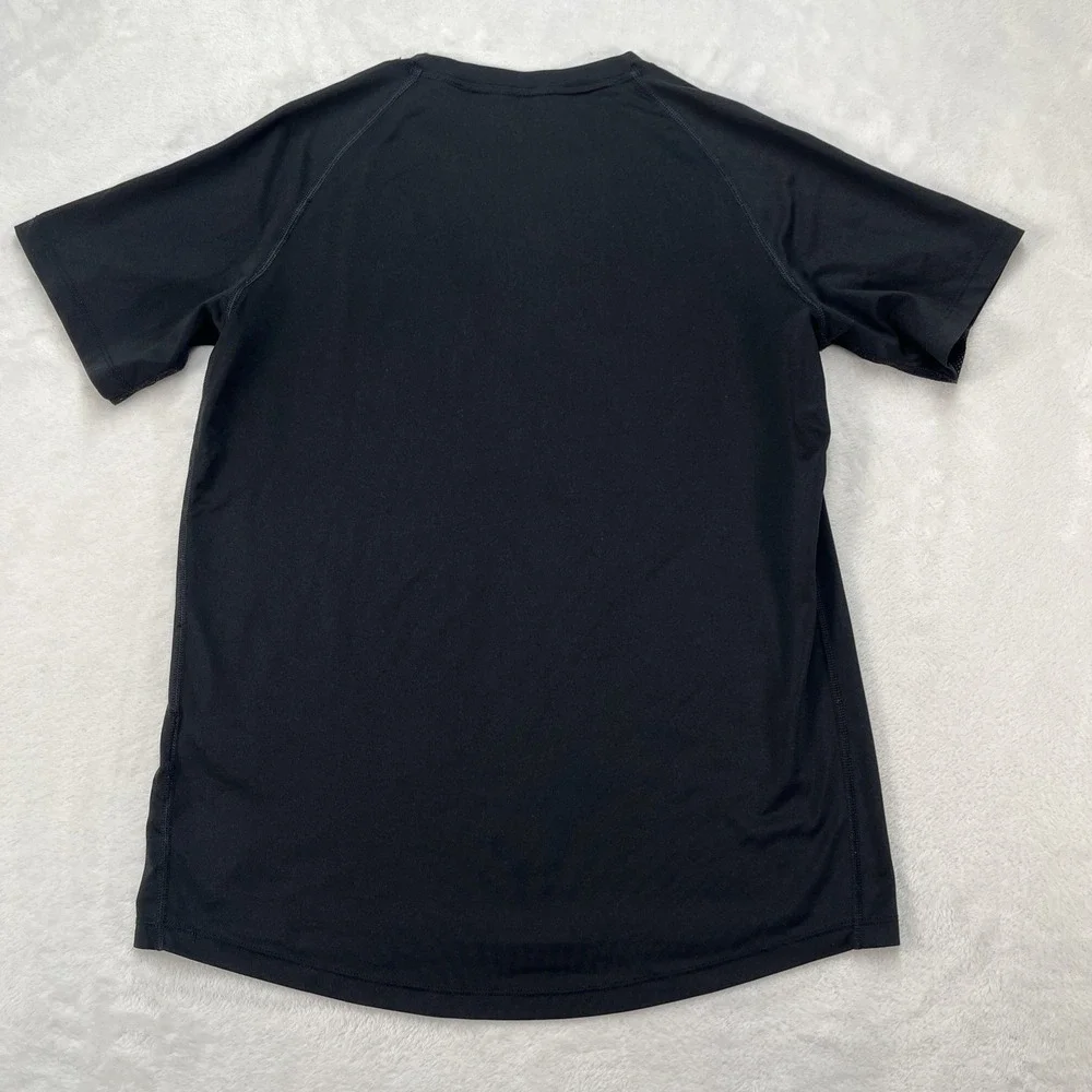Nike Pro Dri-Fit Shirt Womens XL Black Spellout Athletic Fitness Outdoor Running